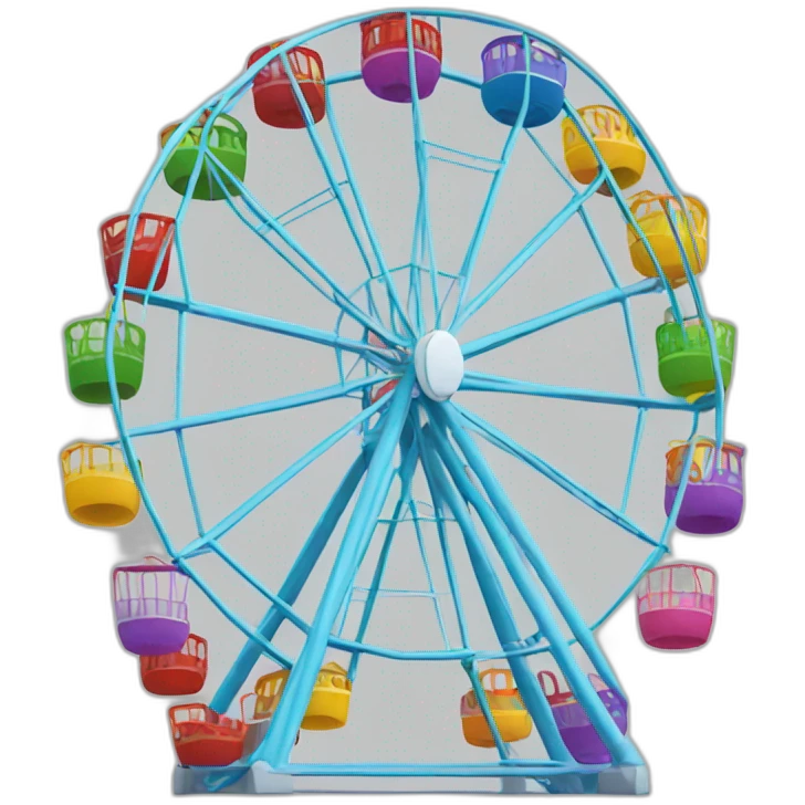 Ferris wheel, playground emoji