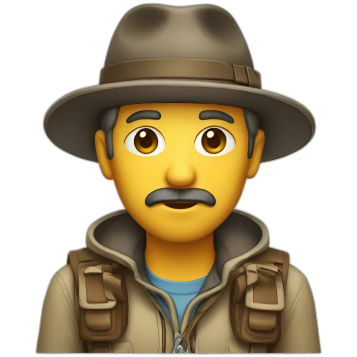 explorer, dead , face emoji