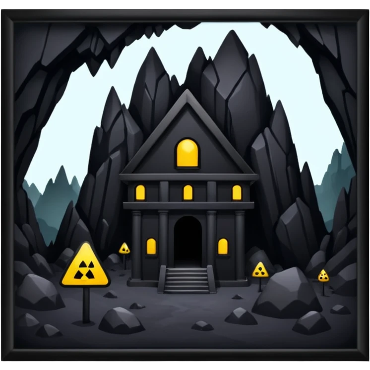 The structure population control unit lives in the caves black caves emoji