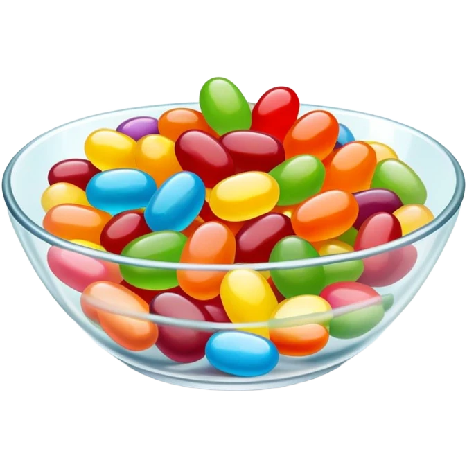 Jellybean dish emoji