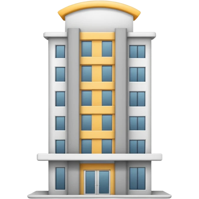 hotel icon in iOS style emoji