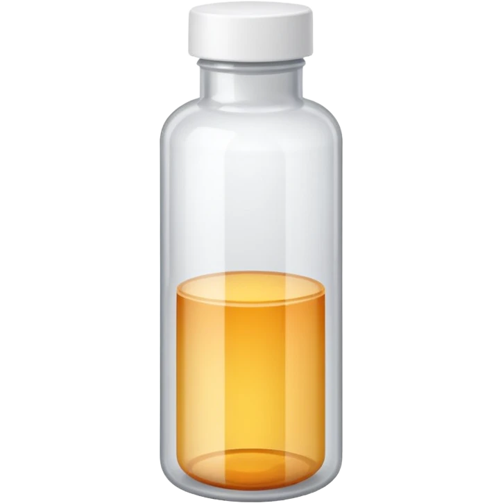 medical grade bottle of contrast material emoji