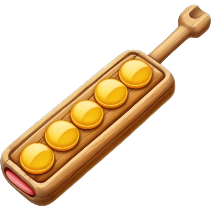 Haz una barra de fuet  emoji