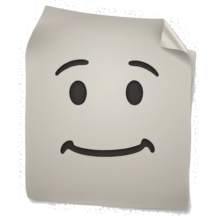 paper sheet emoji