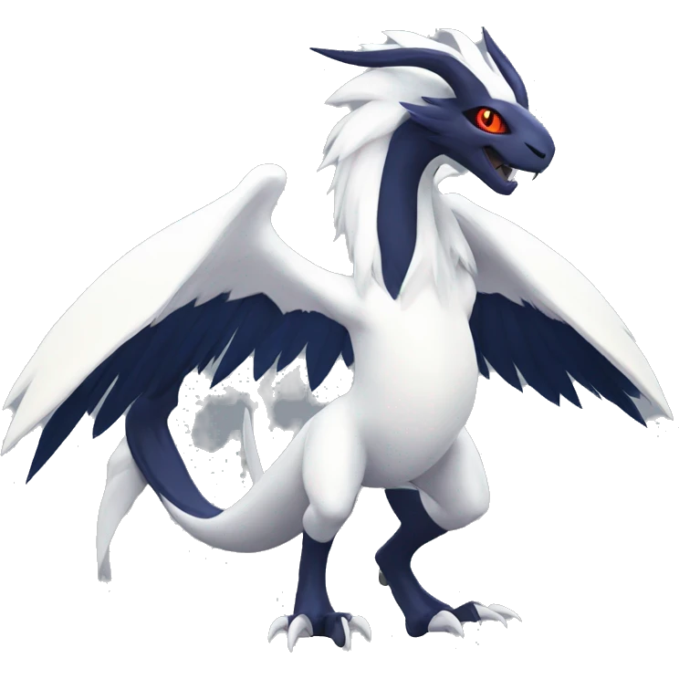 Edgy Cool Nargacuga-Absol-Pokémon Full Body Detailed High Quality emoji