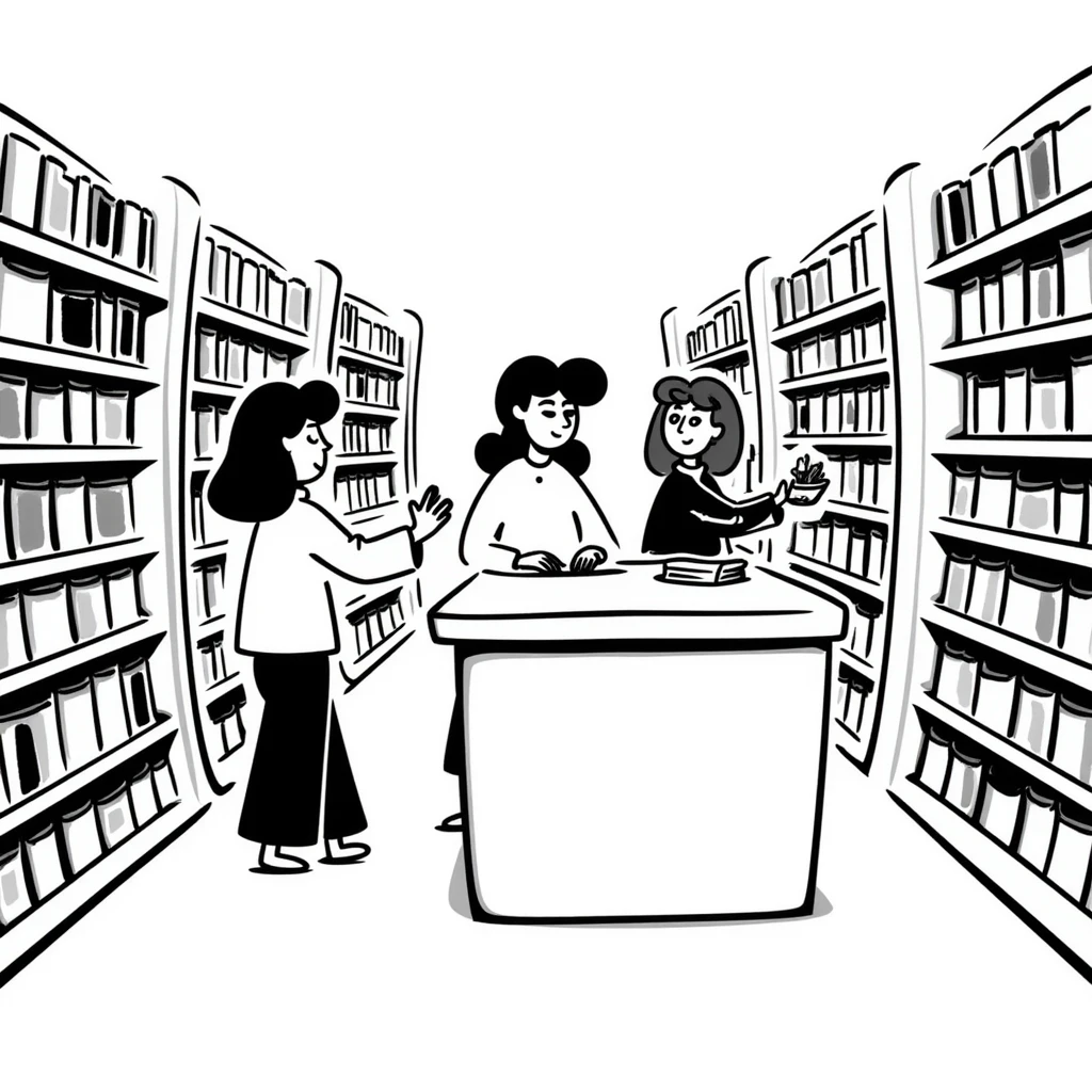 book store with shelves of books emoji
