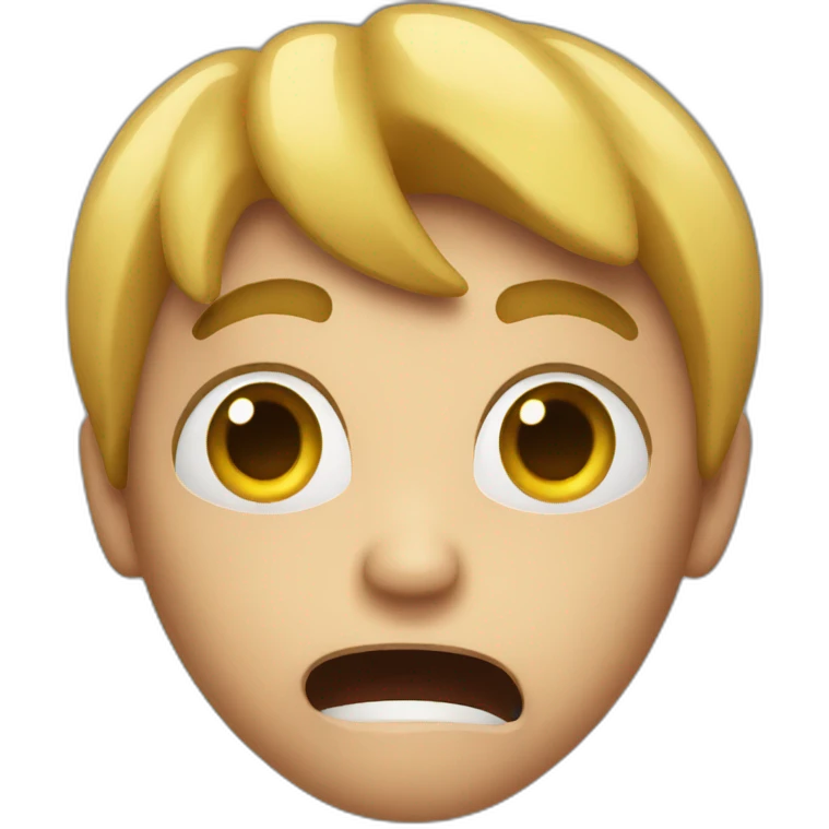 shock face emoji