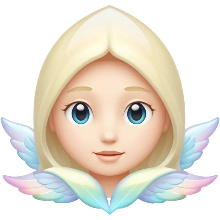 pastel whitish light pale divine shiny aesthetic  emoji