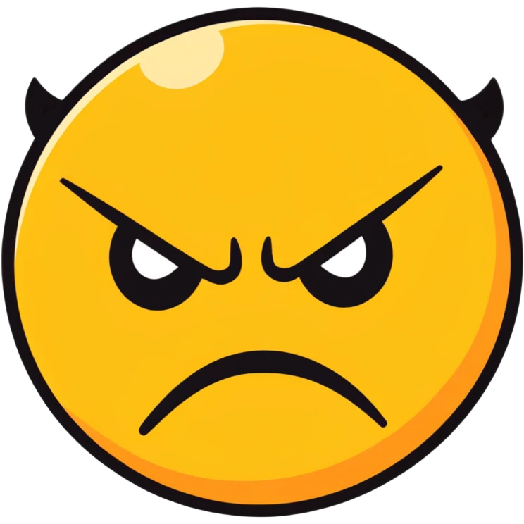 angry emoji face emoji