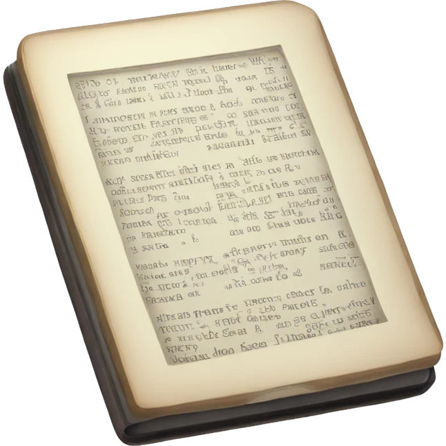 E reader  emoji