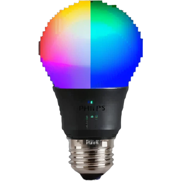 Philips Hue color-changing smart bulb with wireless connectivity emoji