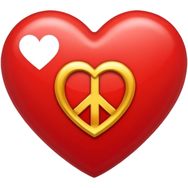 Quiero un emoji de amor y paz emoji