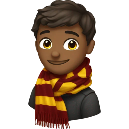 Hogwarts scarf emoji