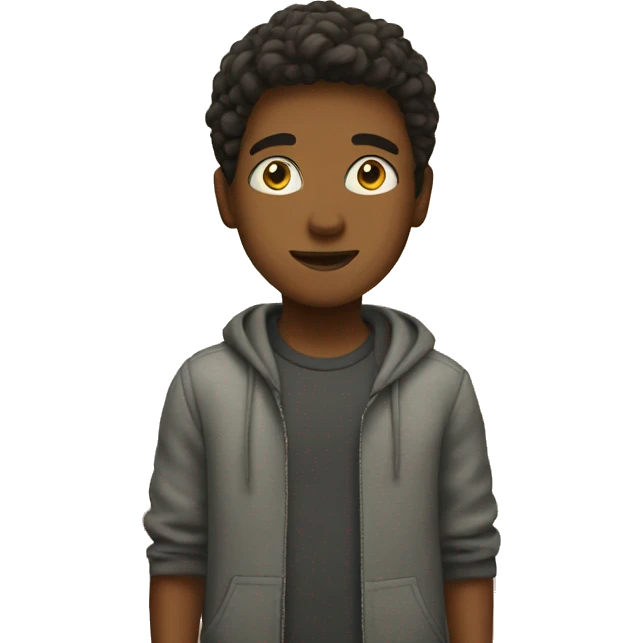 Boy inside house emoji