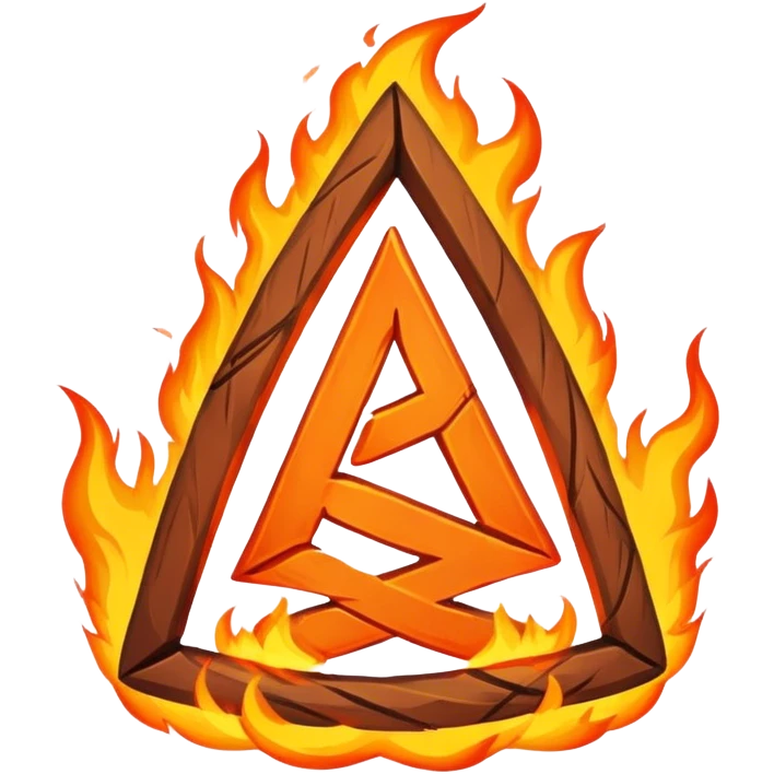 nordic rune fire emoji