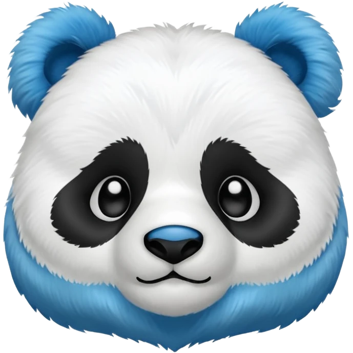 Mavi panda emoji