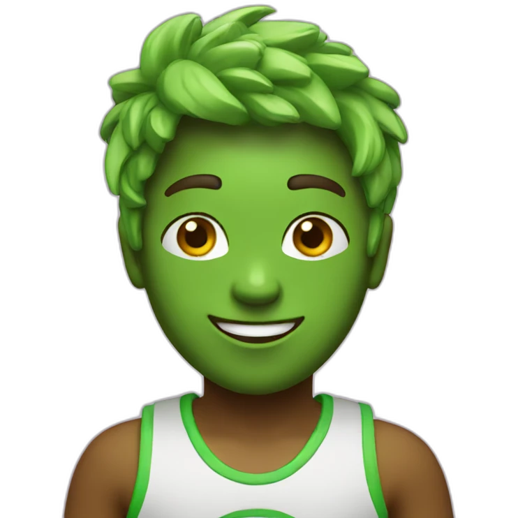 green zumba emoji