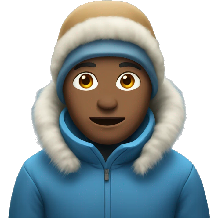 A human in the Arctic  emoji