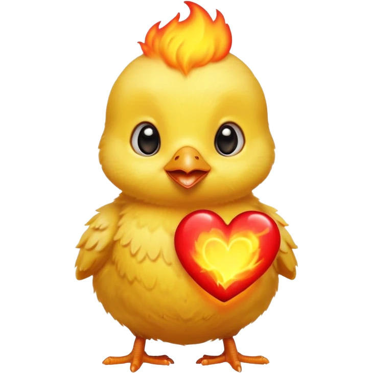 ❤️‍🔥+🐣 emoji