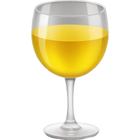 Yellow Cup of wine  emoji