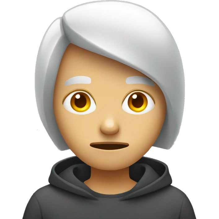 person addicted in computer emoji