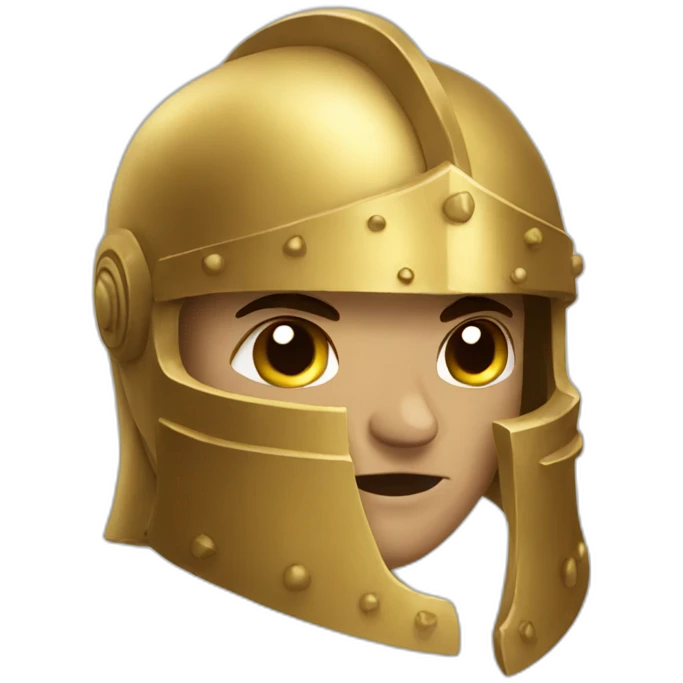Golden gladiator emoji