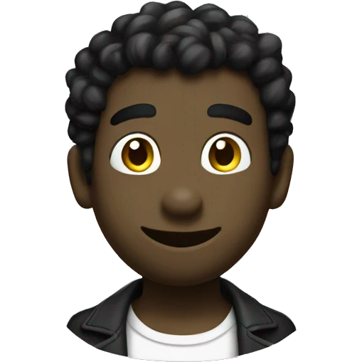 Black yoshi emoji