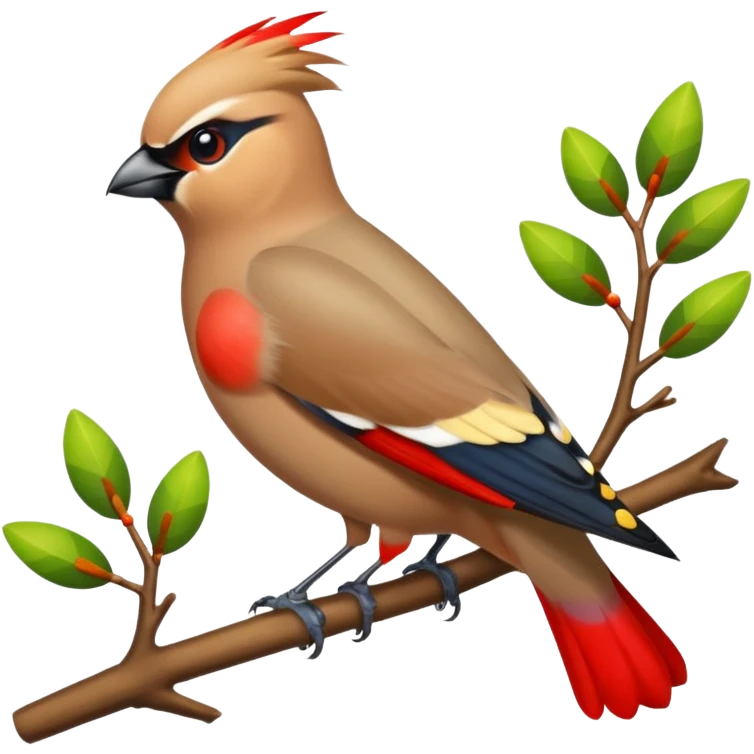waxwing emoji