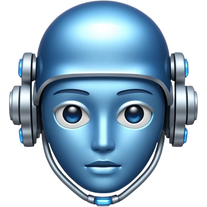 Create an emoji in which it is representing AI emoji