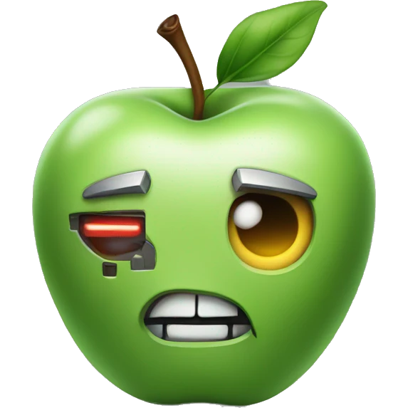 Cyborg Apple emoji