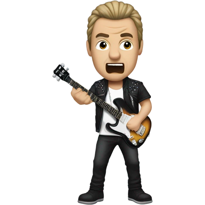 Josh Blankenship as the lead singer of Creed emoji