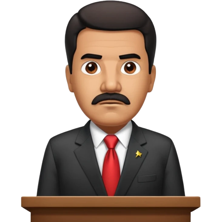 Nicolás maduro en el púlpito  emoji