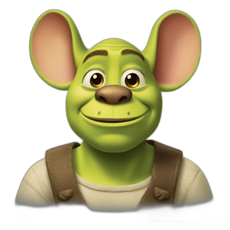 souris aveugle shrek emoji