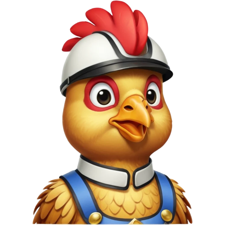 Chicken jockey emoji