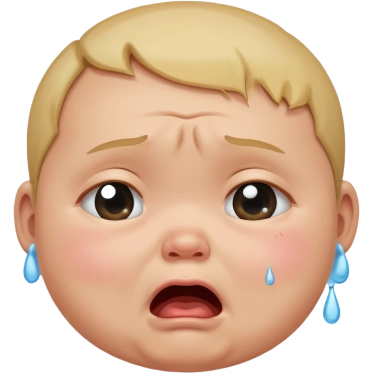 crying baby  emoji