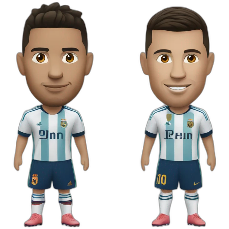 Ronaldo Messi emoji