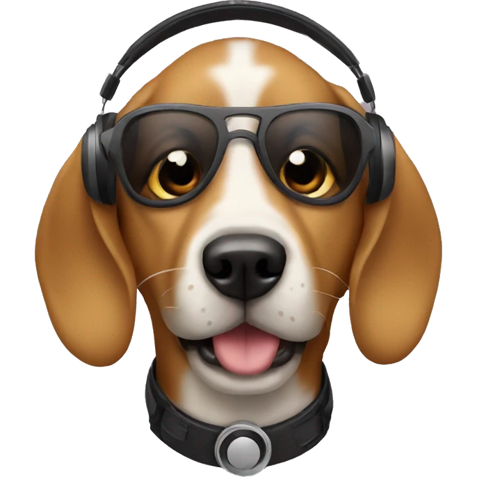 Dog DJ emoji