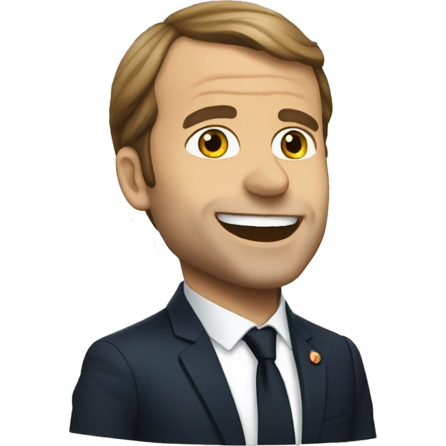 Macron qui chante emoji