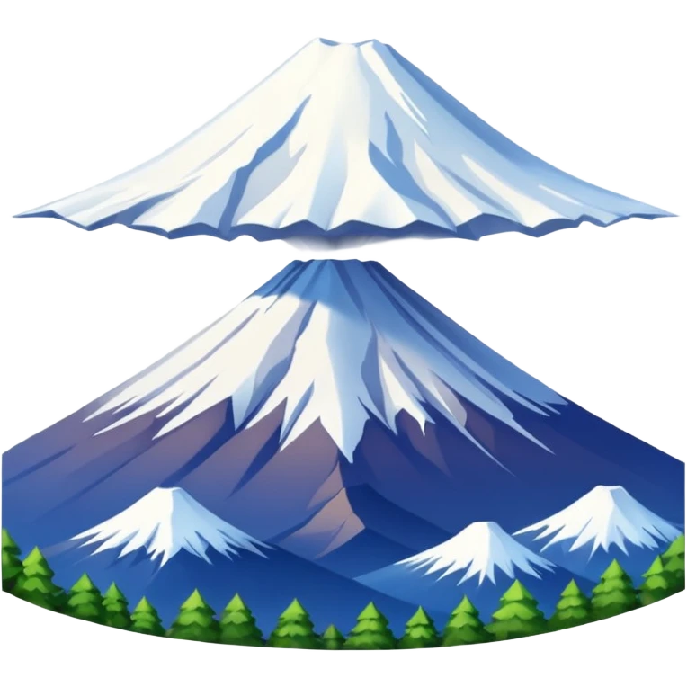 Fuji mountain emoji