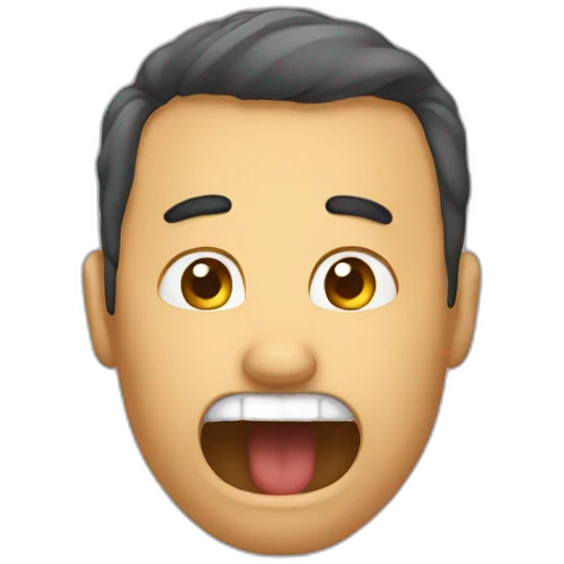 Emoji where tshirt to mouth emoji