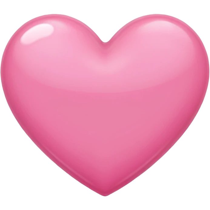 Pink girly heart emoji