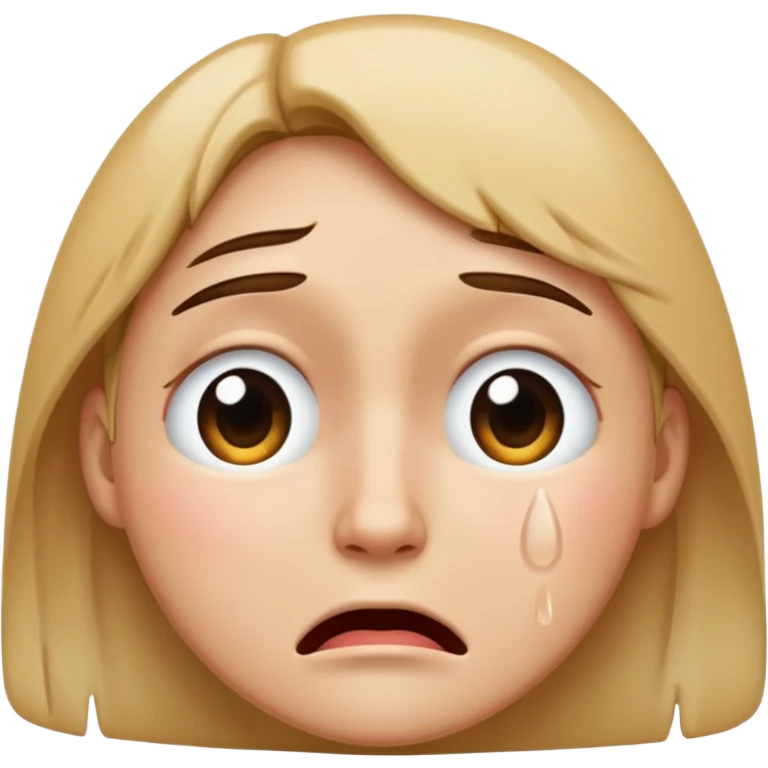 Crying face emoji