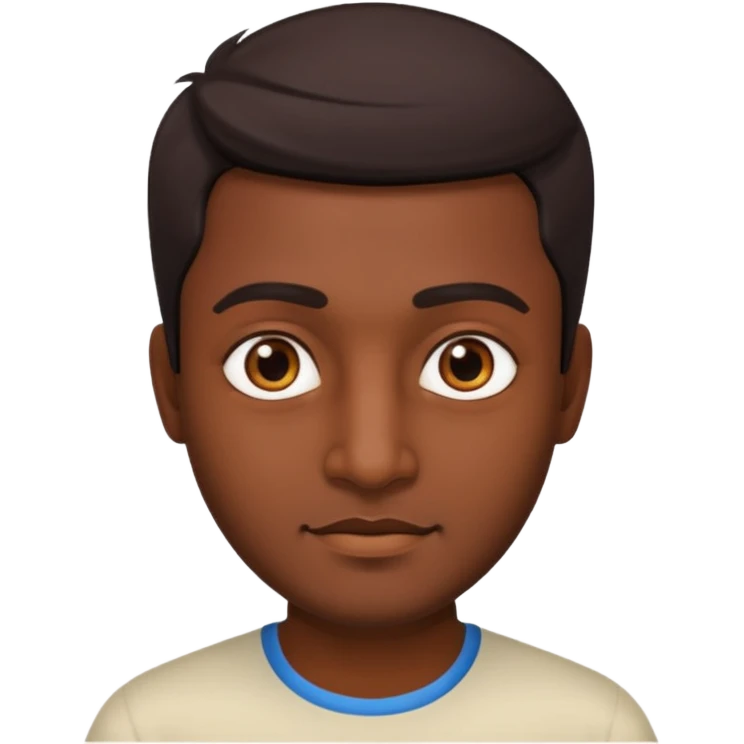 a guy that's south Indian with a square emoji