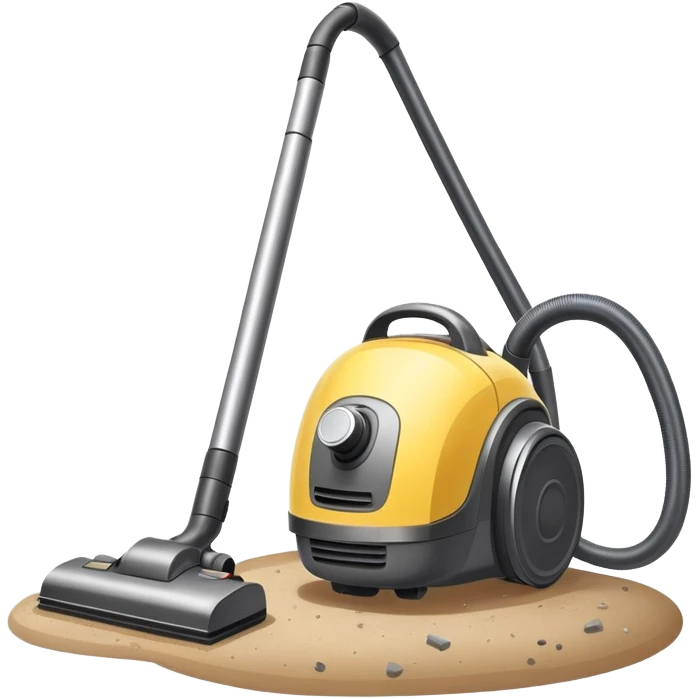 vacuum cleaner cleaning a floor emoji