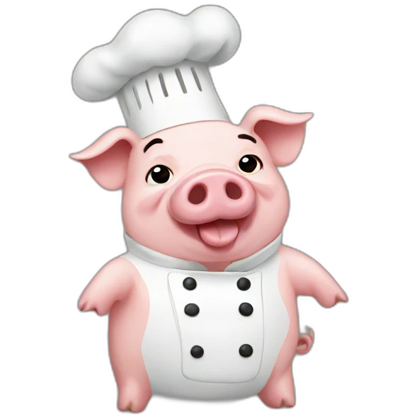 Pig-cheff emoji