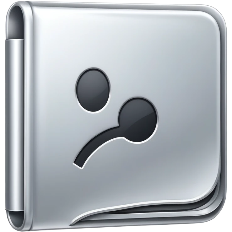 silver document emoji