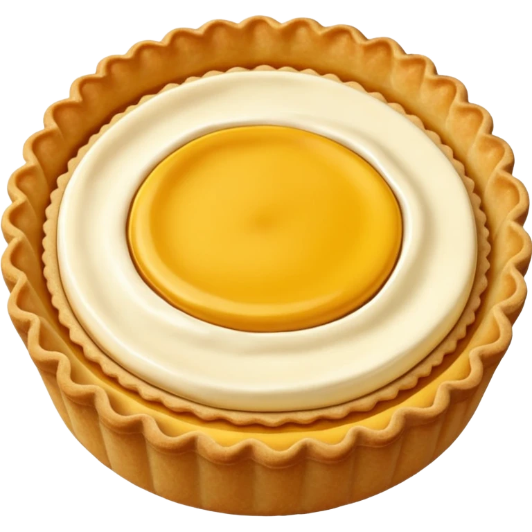 tart food in 3d style no faces emoji