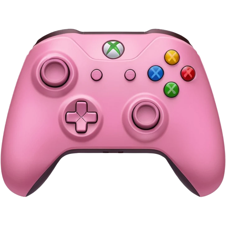 Pink Xbox controller  emoji