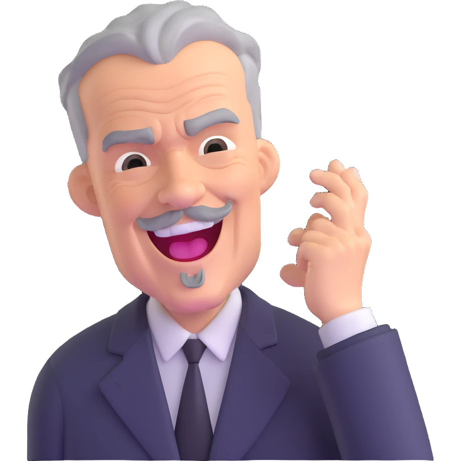 J. Jonah Jameson from Spider-Man laughing emoji