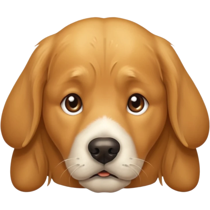 Sad dog  emoji